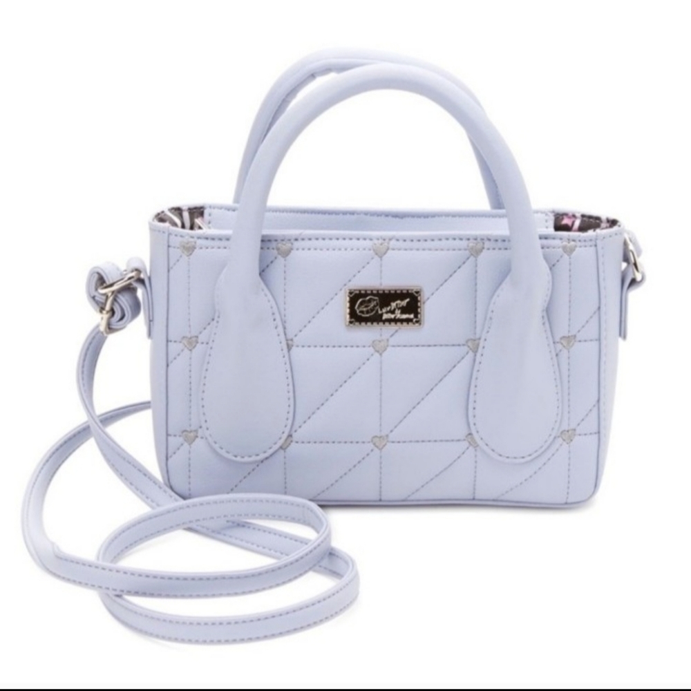 Luv Betsey by Betsey Johnson Quilted Crossbody Handbag Lavender BNWT RETIRED